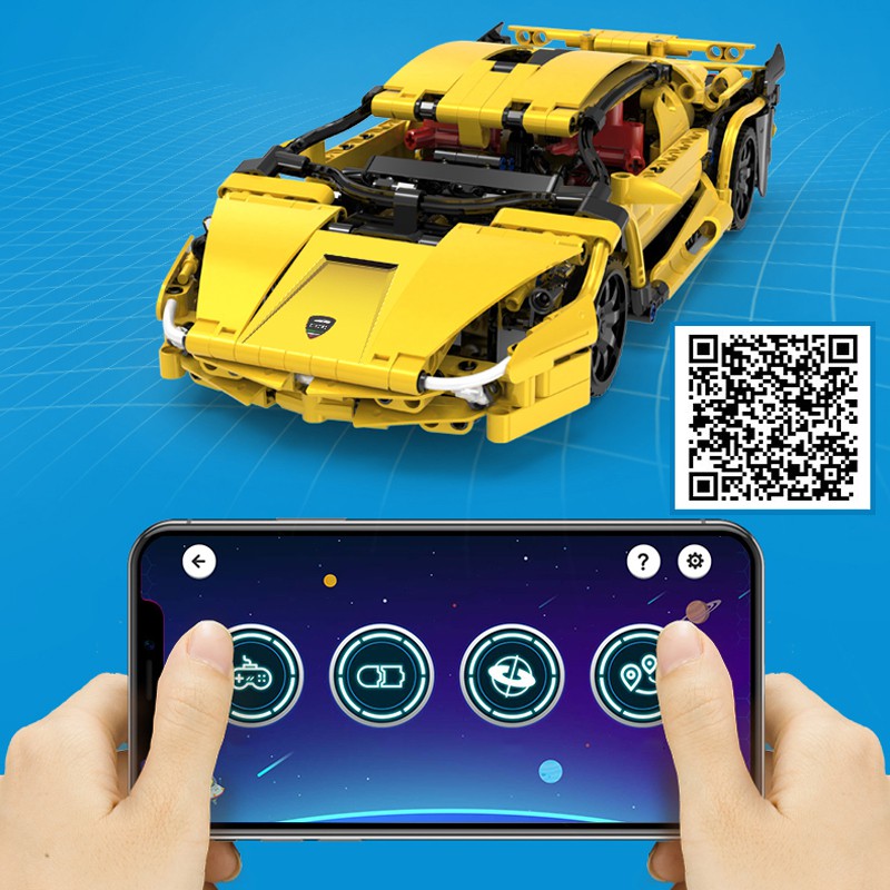 Đồ Chơi Lắp Ráp Kiểu LEGO Siêu Xe Điều Khiển Từ Xa LAMBORGHINI CaDA Model C51055 Với 456 Mảnh Ghép - 2 Chế Độ Điều Khiển