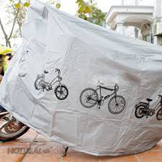 Bạt phủ xe máy, xe đạp in hình