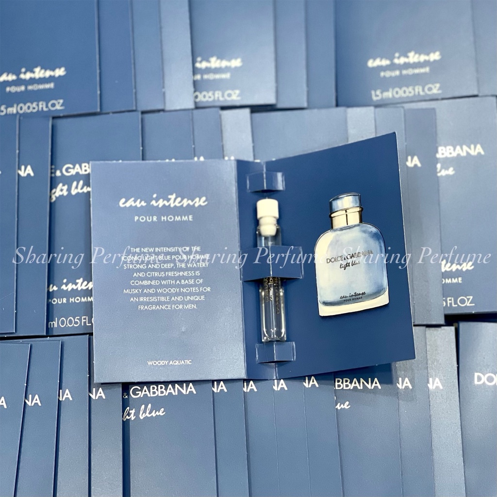 Vial nước hoa D&G Light Blue Eau Intense Pour Homme