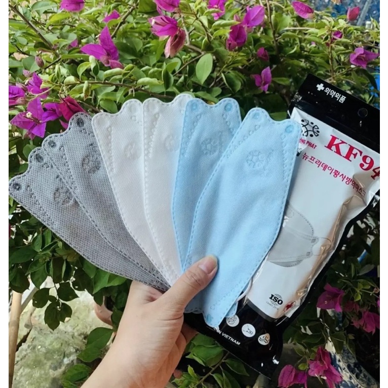 Khẩu trang y tế 4D KF94 ĐẠI HỒNG PHÁT tiêu chuẩn Hàn Quốc ( 1 túi 10 cái )