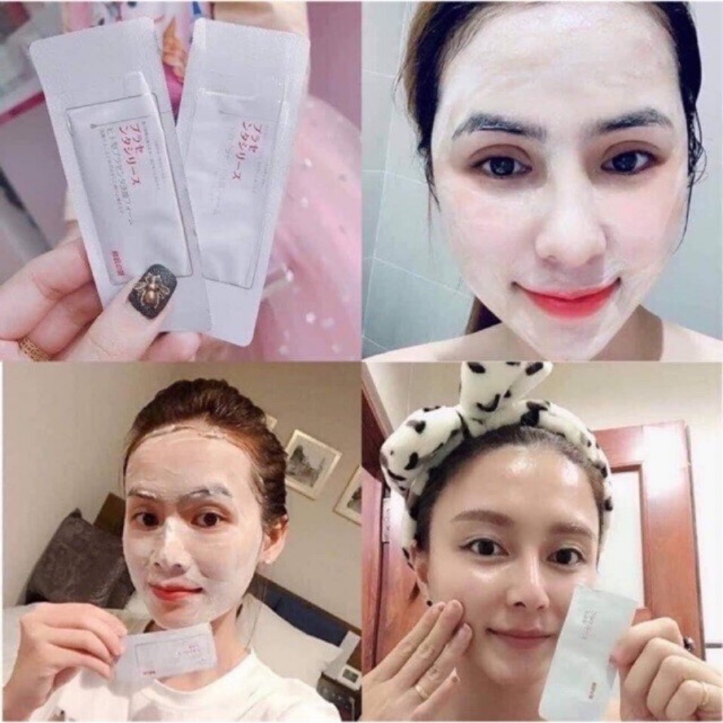 Gói Ủ Trắng Face Nhau Thai Cừu Nhật Bản Chính Hãng