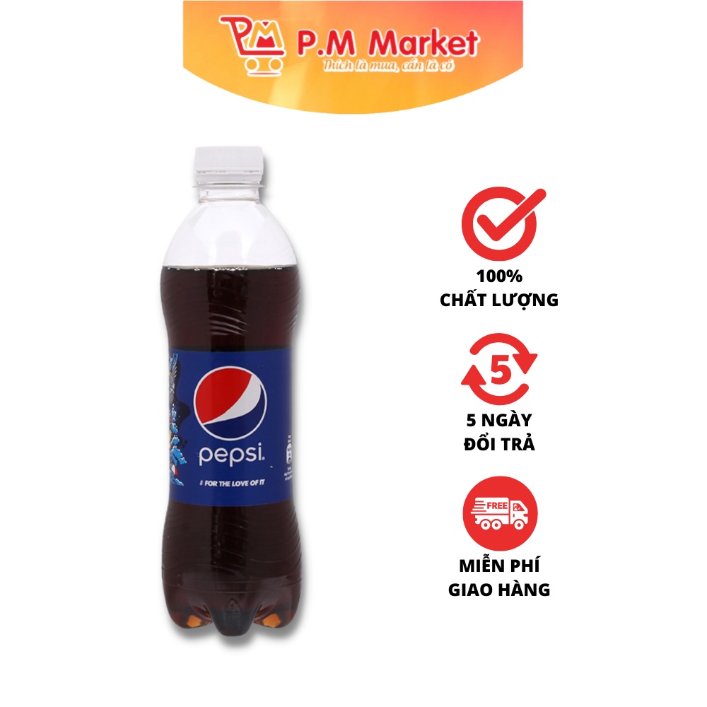 Nước ngọt Pepsi chai 390ml, Nước ngọt có gas Pepsi - P.M Market