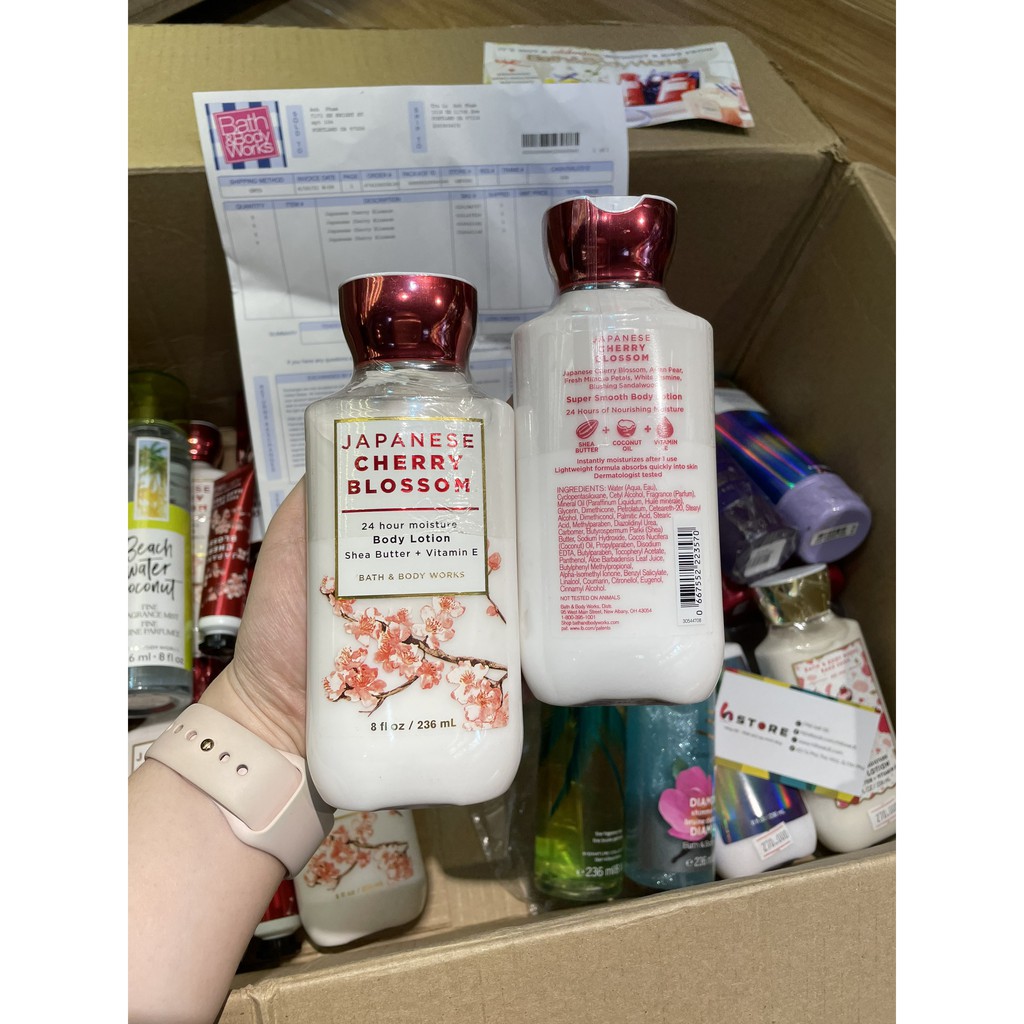 Dưỡng thể Body Lotion BBW JAPANESE CHERRY BLOSSOM