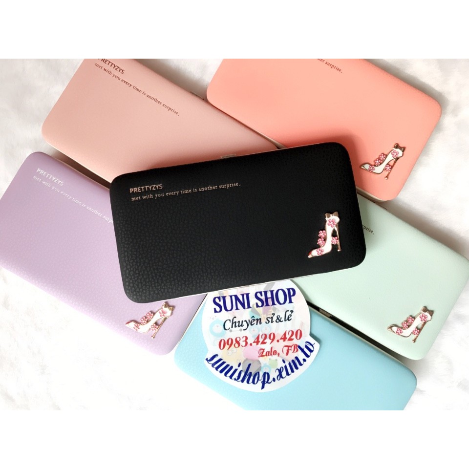 🌷 Combo 2 Ví đa năng Hàn Quốc CHÍNH HÃNG PRETTY. Ví nữ , ví da , bóp nữ , ví dài , bóp  , ví tiền , prettyzys | BigBuy360 - bigbuy360.vn