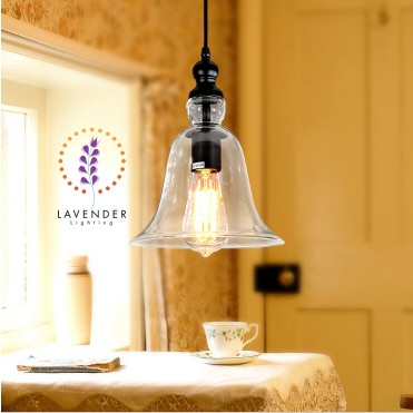 Đèn thả hoa loa kèn thủy tinh TH040