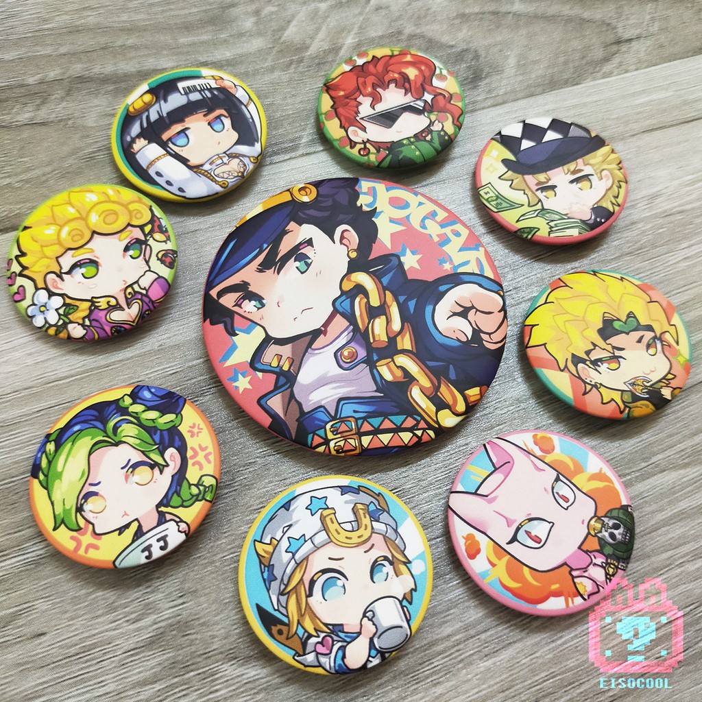 Huy Hiệu MINI JOJO Bizarre Adventure