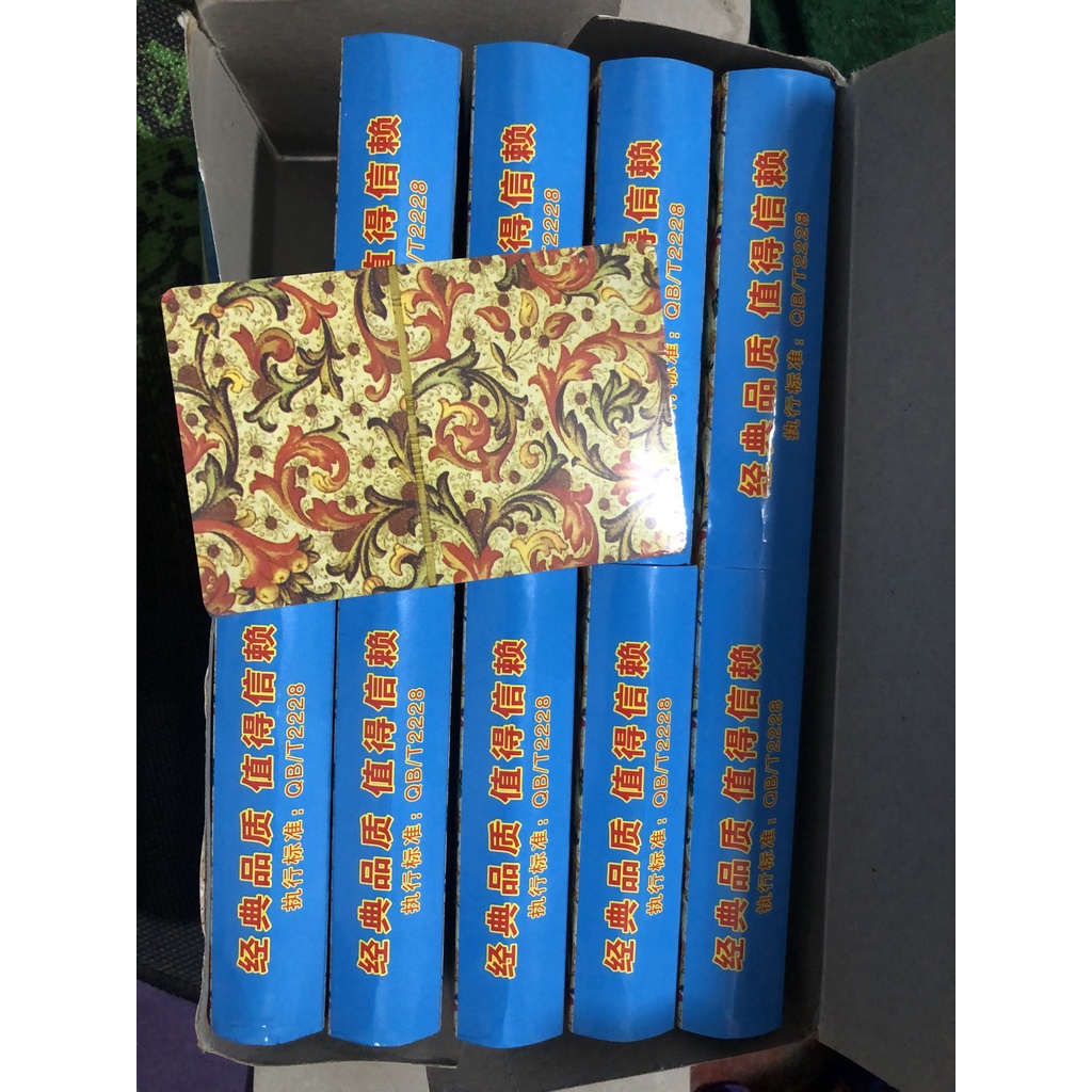 Bộ Bài - Tú Hộp Nhựa Phượng Hoàng Xanh