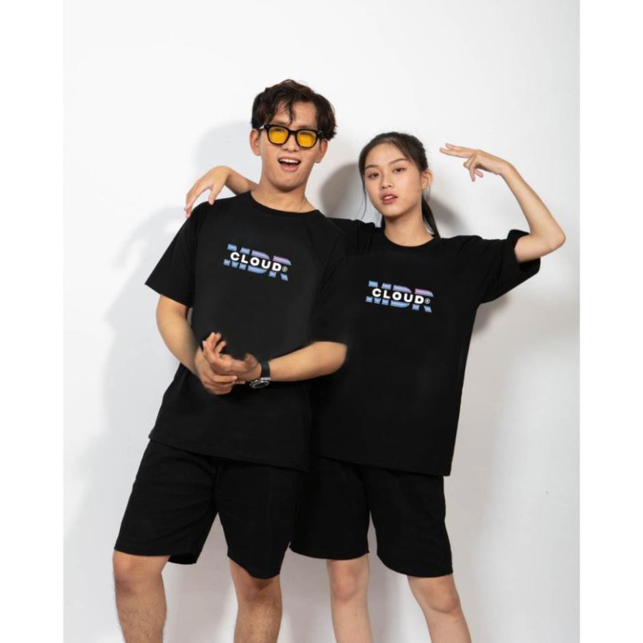 Áo thun unisex form rộng tay lỡ phông Nam Nữ Logo Lồng Mây Local Brand Chính Hãng Midori M Studio