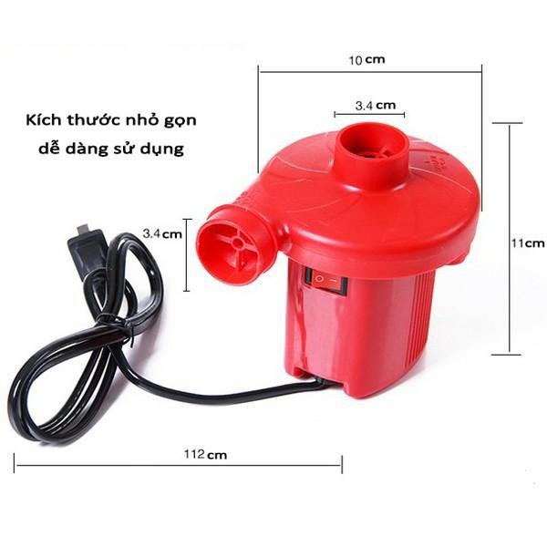 Bơm điện 2 chiều bơm và hút chân không đa năng 2 in 1 - dụng cụ bơm hơi bằng điện tiện dụng