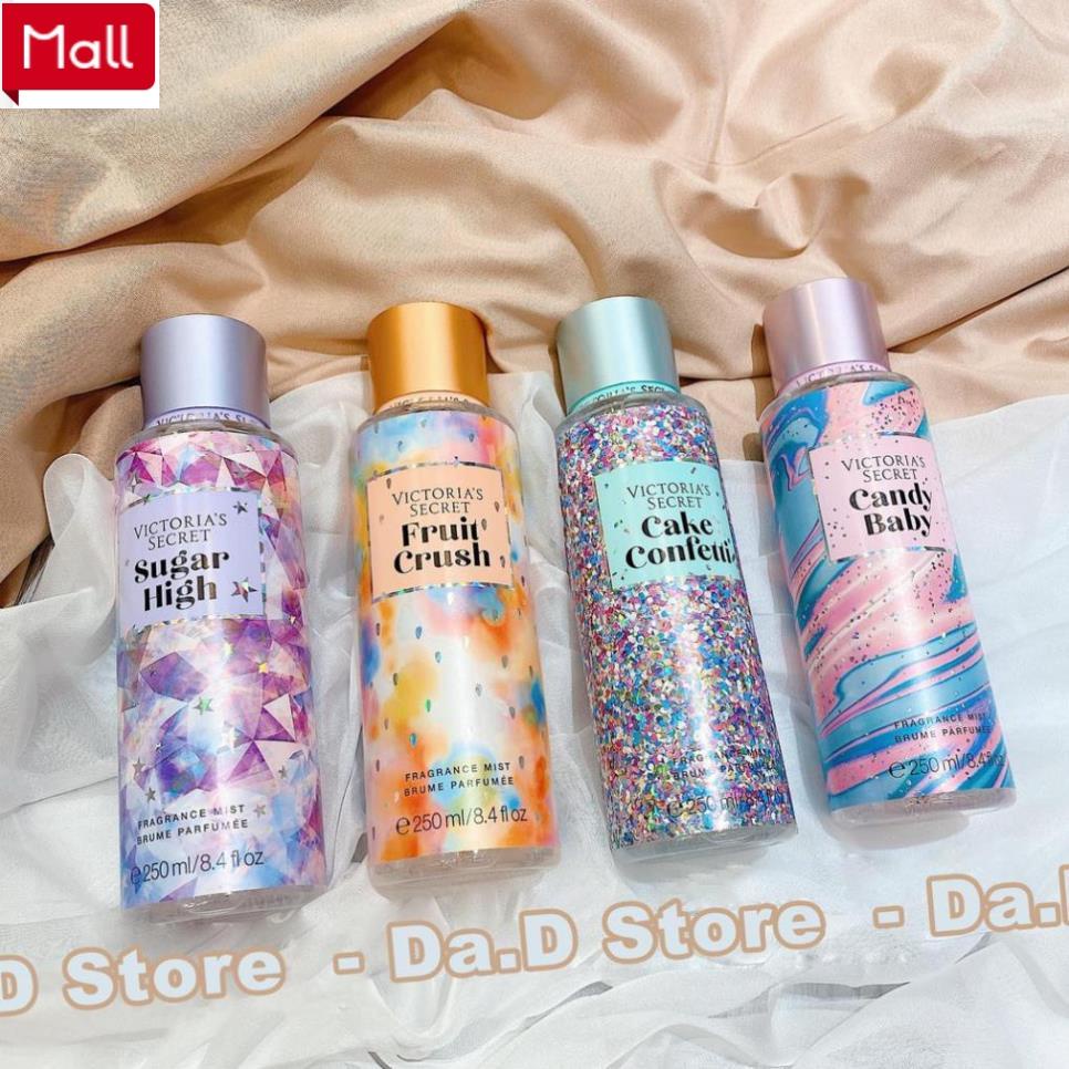 Body Mist 🍭 FREEShip Đơn 250k 🍭 Xịt Toàn Thân VICTORIA'S SECRET 250ML - Chính Hãng - Xịt Thơm Body Mist Hương Hoa Quả