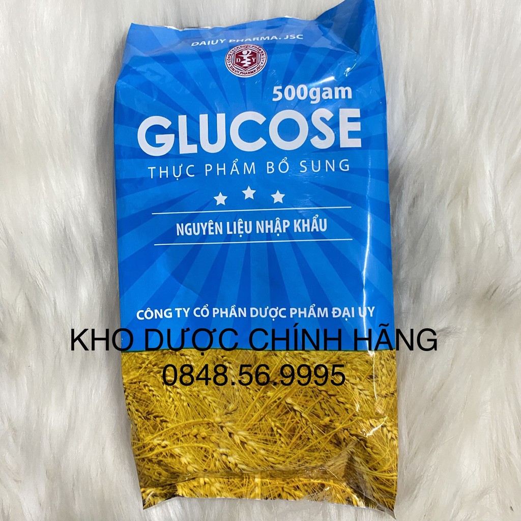 Đường GLUCOSE 200gr-500gr - Bổ sung Glucose, giảm cân, thanh nhiệt, hạ đường huyết do tiêu chảy. Dùng thay đường kính