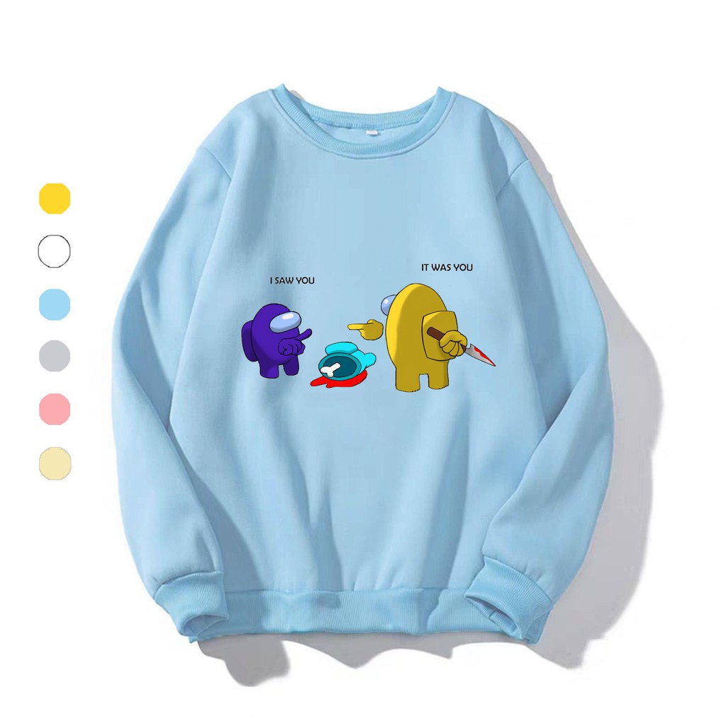 [FREESHIP_50K] Áo Sweater nam nữ chui đầu in hình Among Us độc đáo, giữ ấm tốt - DS80 | BigBuy360 - bigbuy360.vn