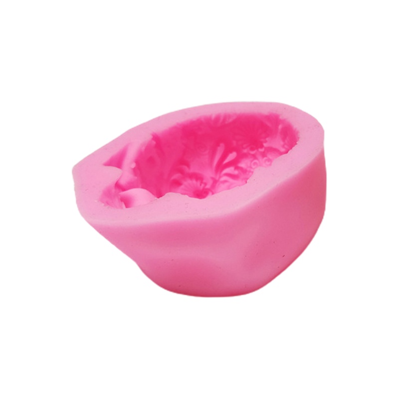 Khuôn Silicone Làm Giá Đỡ Nến Hình Đầu Lâu 3D Độc Đáo Trang Trí Nhà Cửa DIY