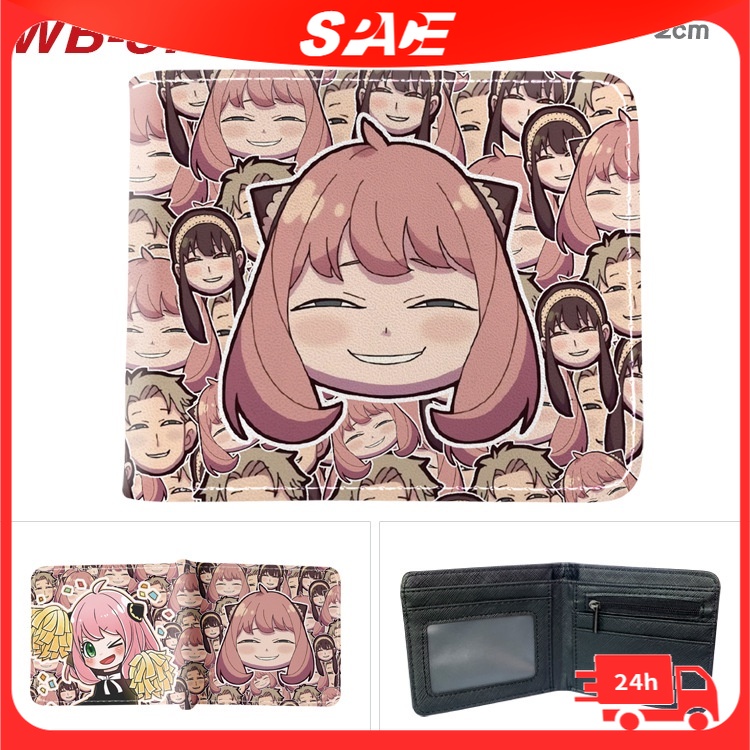 Ví Ngắn Dạng Gập In Hoạt Hình Anime Spy Play House Merchandise Giá Đỡ