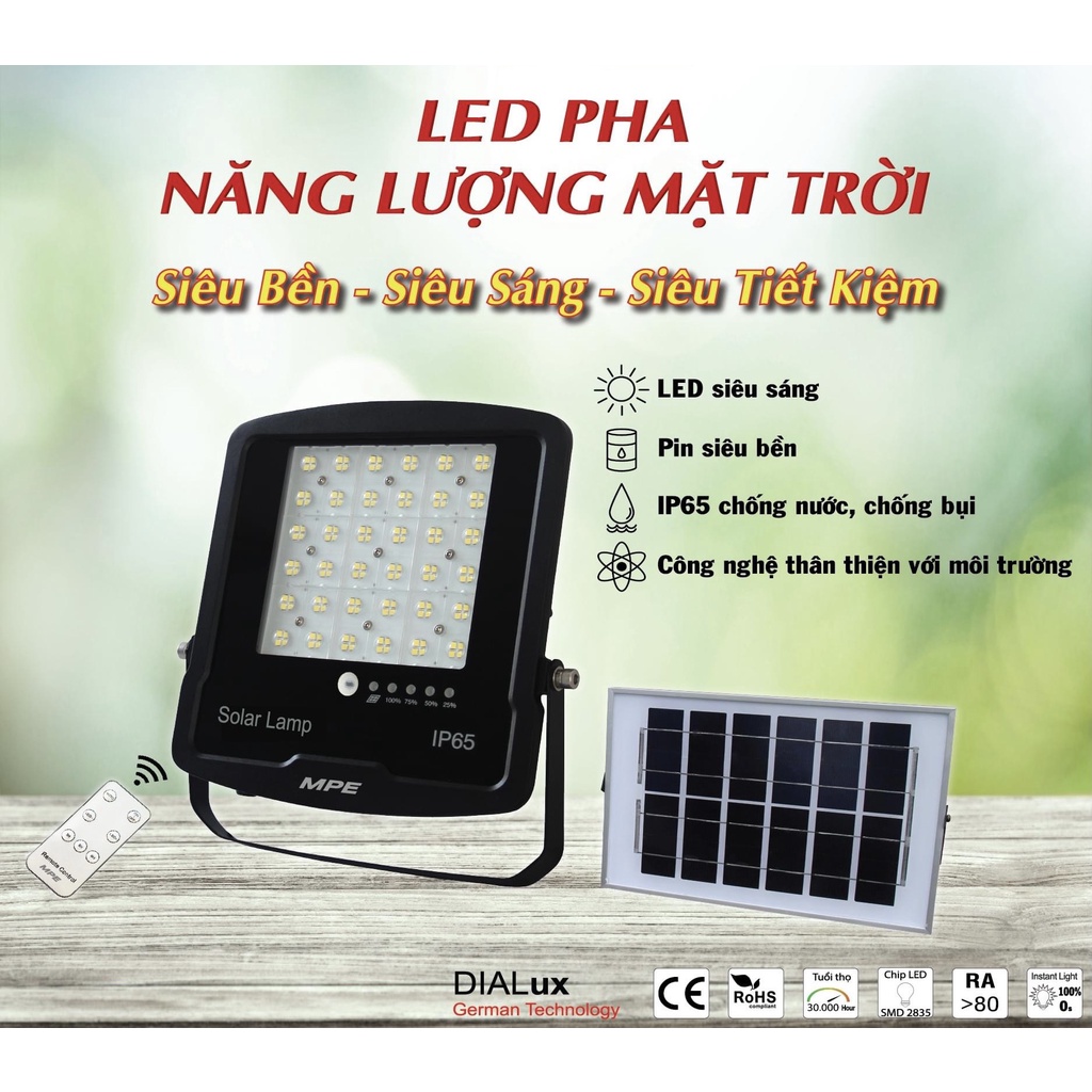 Đèn pha năng lượng mặt trời (Chất Lượng NO1)