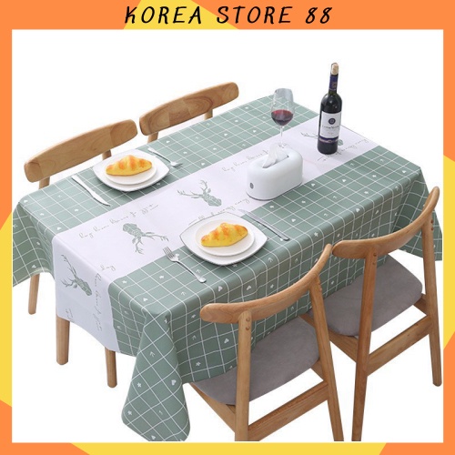 Khăn trải bàn PVC không thấm nước 88107 KOREA STORE88