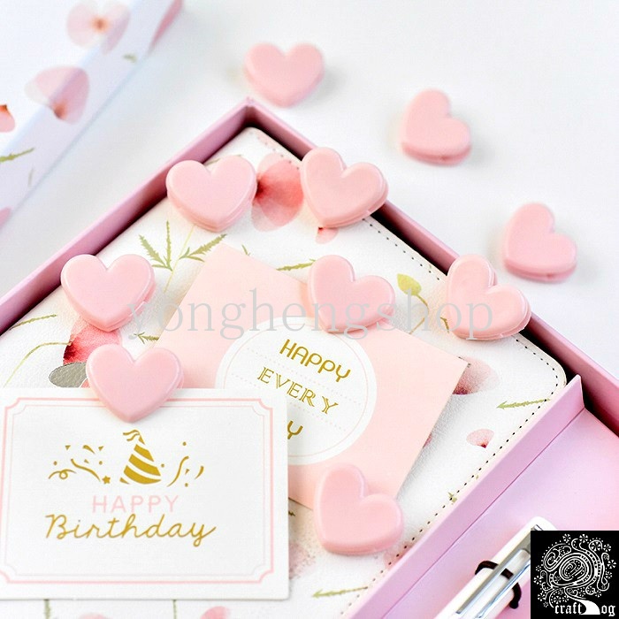 Kẹp Giấy Hình Trái Tim Đáng Yêu Trang Trí