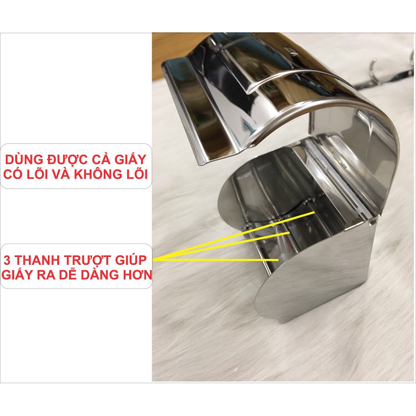 Bộ phụ kiện gương nhà tắm cao cấp hàng dày đẹp loại 1 chuẩn inox 304