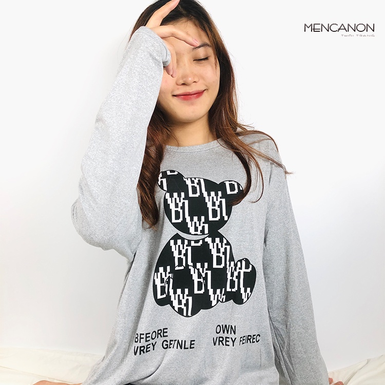 Bộ ngủ dài tay nữ mùa đông chất cotton màu hoa râm - set ngủ nữ hàng Quảng Châu loại 1