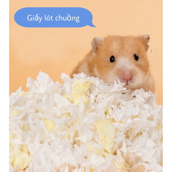 Giấy lót chuồng cho hamster. Giấy lót chuồng nhiều loại
