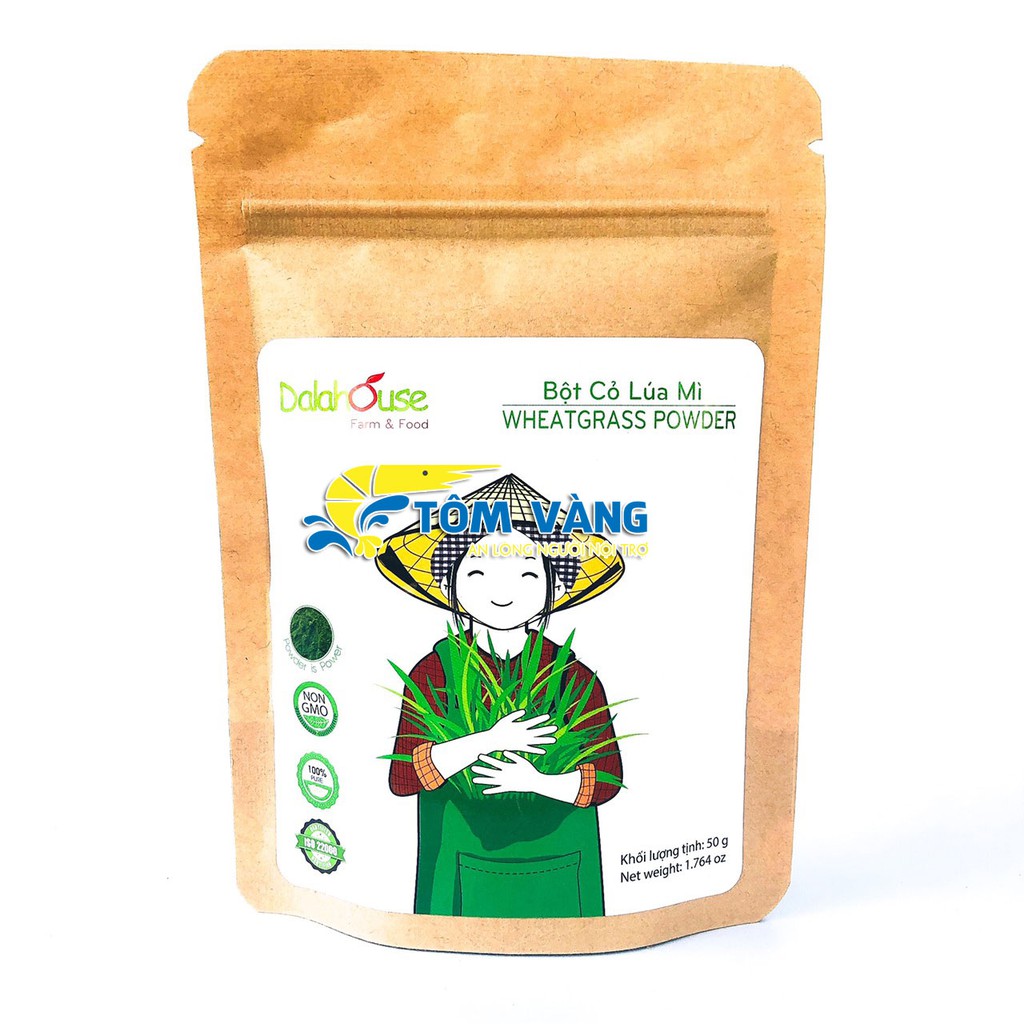 Bột rau củ Dalahouse 50g - Bột rau củ sấy lạnh - Tôm Vàng