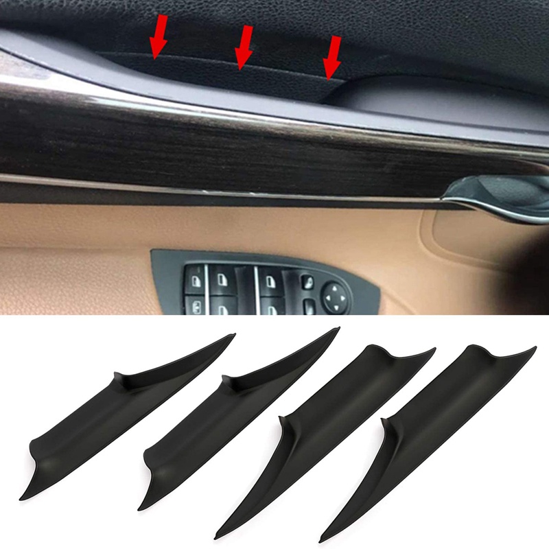 Set 4 Tay Nắm Cửa Trong Xe Ô Tô BMW 7 Series F01 F02 2008-2015 51419115501 51429151211