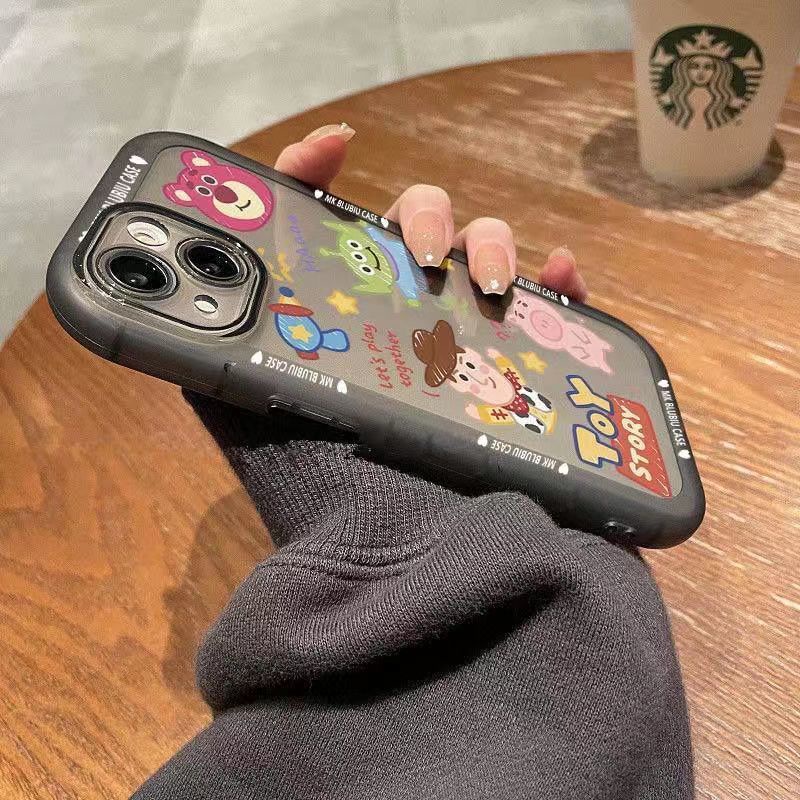 Ốp Điện Thoại Silicon Mềm Bảo Vệ Lens Hình Winnie The Pooh Cho iPhone13 xsmax XR xs Ggr