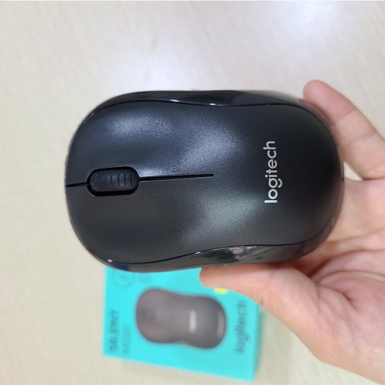 Chuột Máy Tính Laptop Loại Không Dây Logitech Silent M220 New Giảm Tiếng Ồn