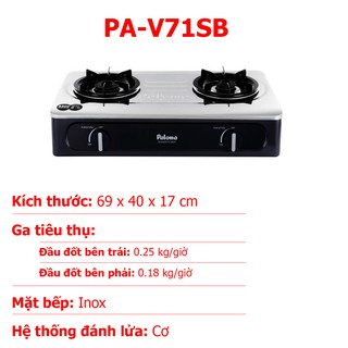 Bếp gas Paloma PA-V71SB