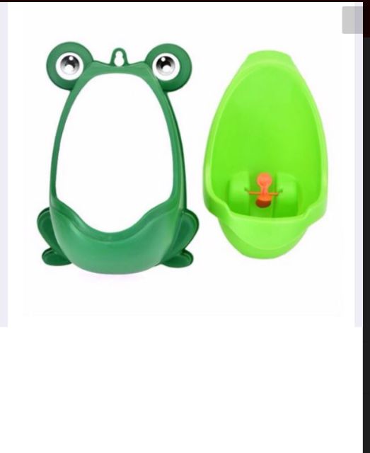 Bộ bệ tiểu mini hình chú ếch ngộ nghĩnh cho bé trai.