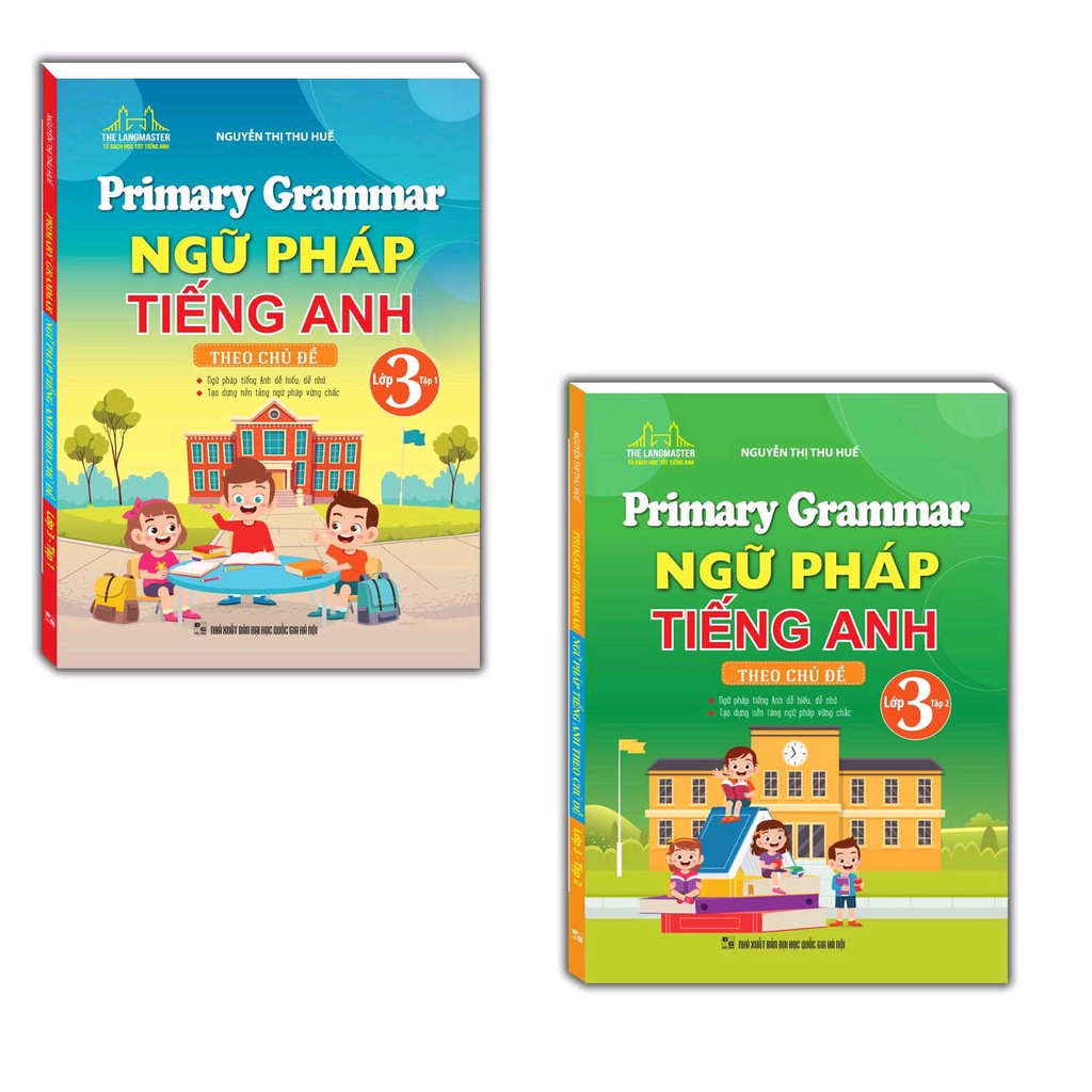 Sách - Ngữ pháp tiếng anh theo chủ đề lớp 3 ( Bộ 2 Cuốn)