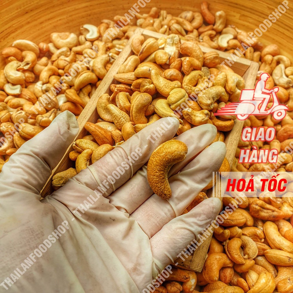 Hạt Điều A Cồ Tách Lụa Lon 500Gram