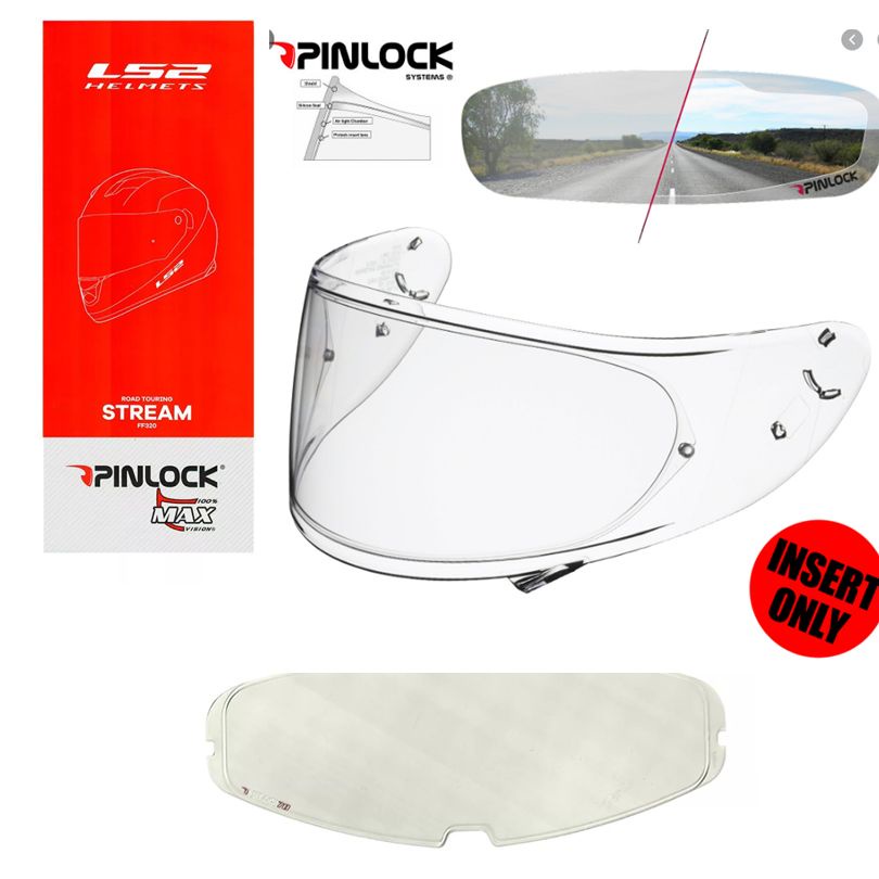 Pinlock 70 LS2 chính hãng cho FF800, FF353, FF320 chống hấp hơi kính