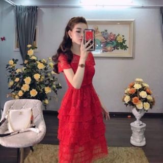 Váy ren tầng cao cấp