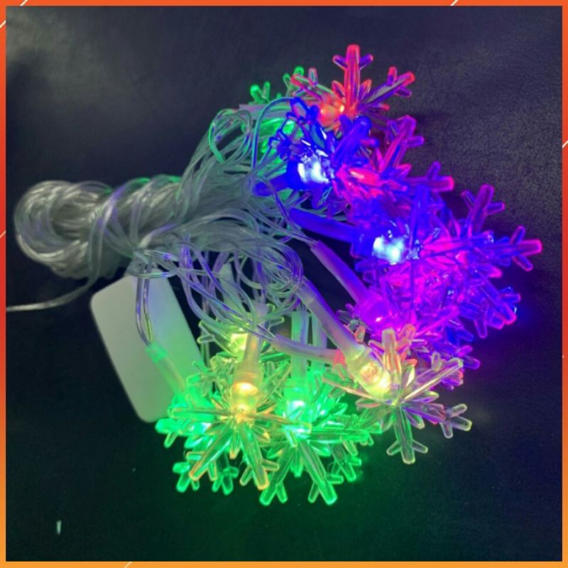 Dây đèn LED chớp nháy trang trí nhiều màu, nhiều kiểu trang trí dịp Lễ Noel, Tết,...
