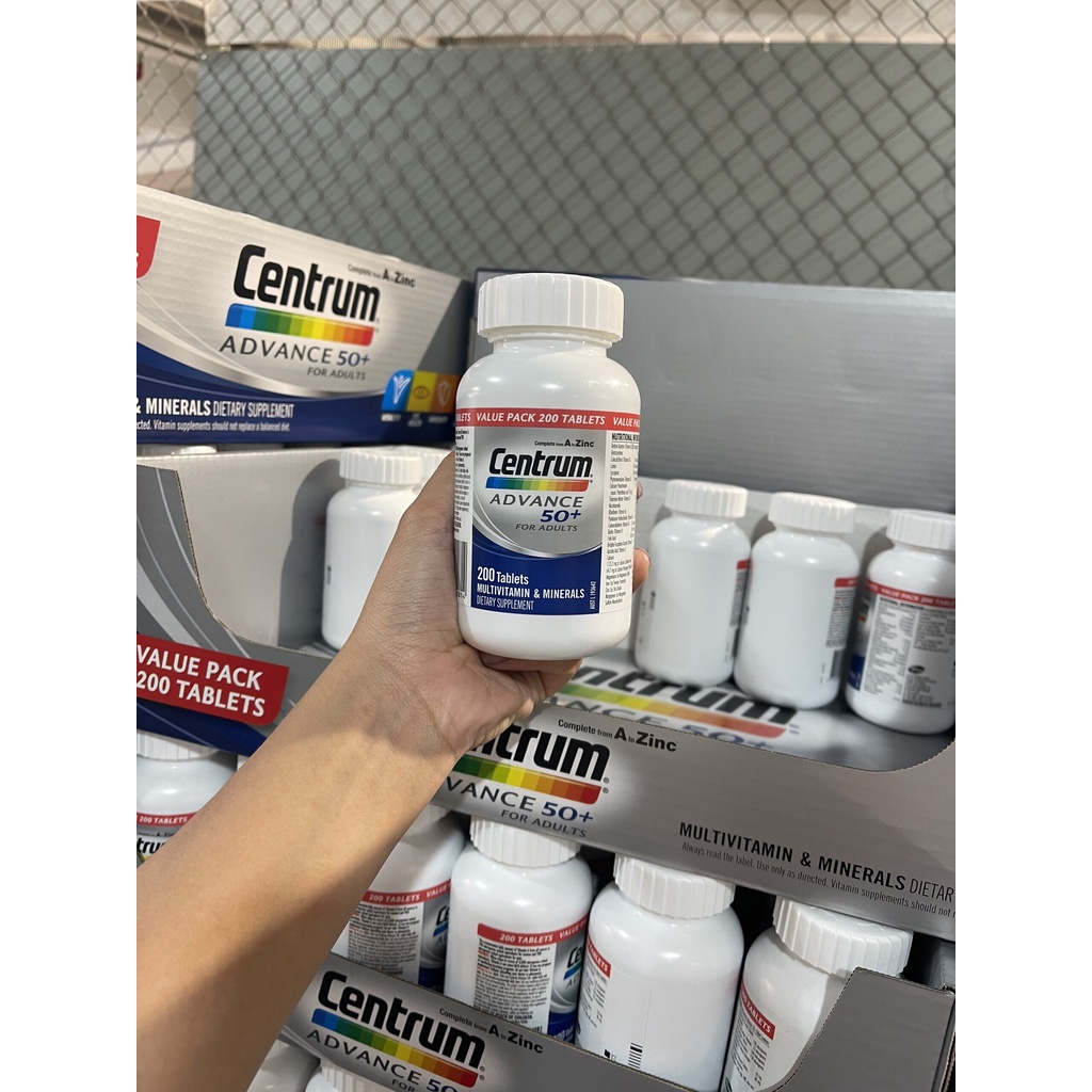 Vitamin tổng hợp Centrum Advance 50+ - Hàng Úc đủ bill