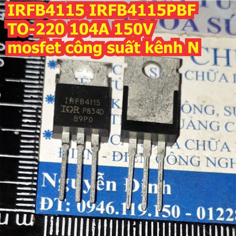 2 con IRFB4115 IRFB4115PBF TO-220 104A 150V mosfet công suất kênh N kde8085