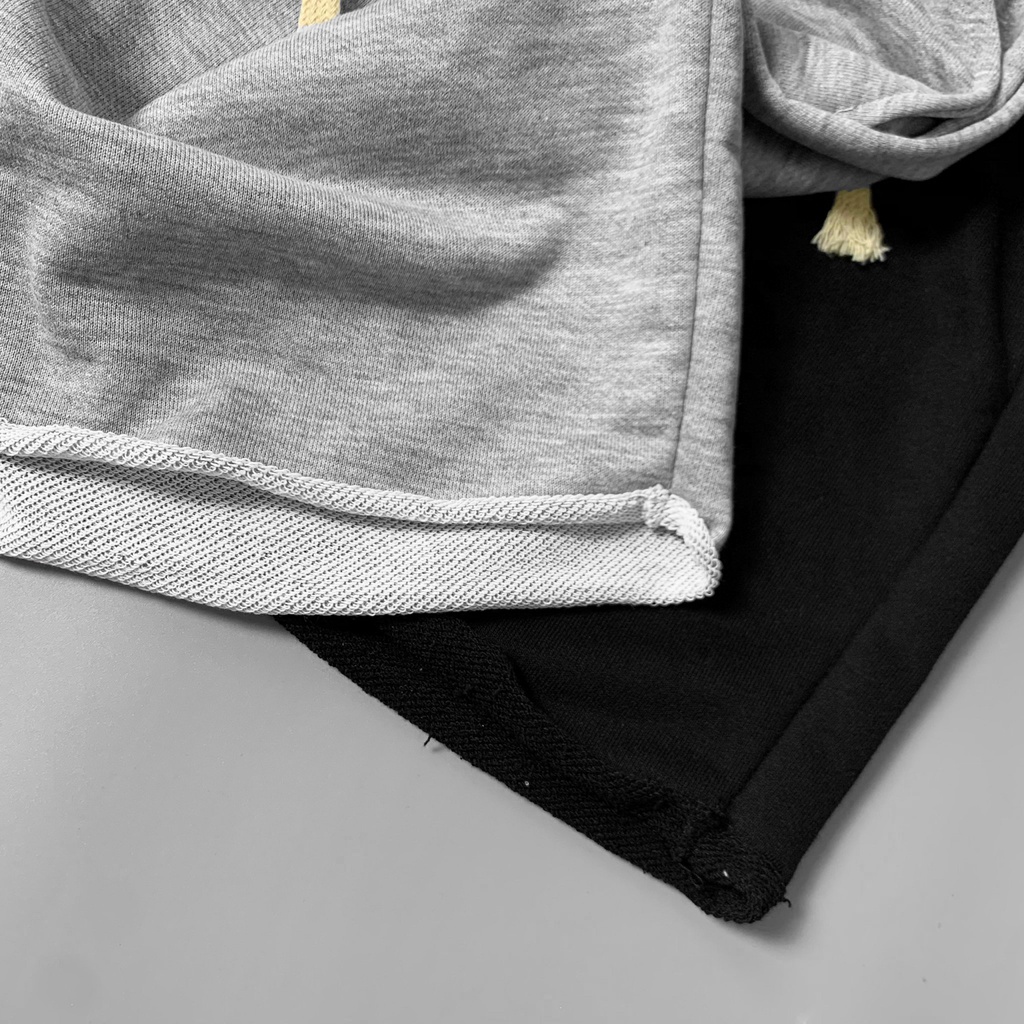 Quần short DWA Unisex trơn không gấu, quần short nỉ nam nữ thời trang unisex