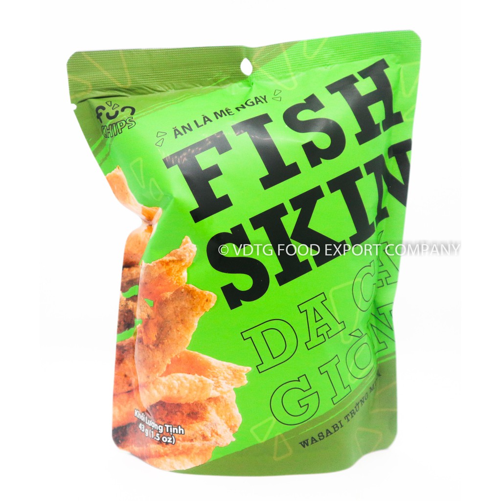 DA CÁ WASABI TRỨNG MUỐI - FUN CHIPS
