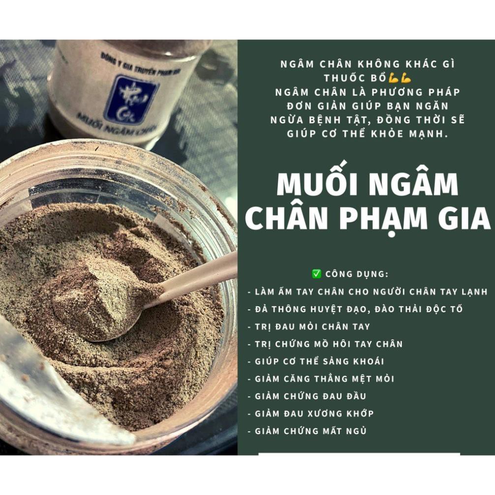 Muối ngâm chân dược liệu Phạm Gia đả thông huyệt đạo, giảm đau nhức chân tay đau đầu giảm căng thẳng mất ngủ