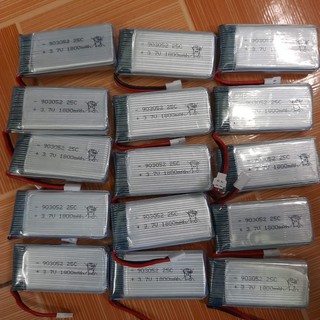 Pin máy bay flycam 3.7v 1800mah cổng nối XH2.54