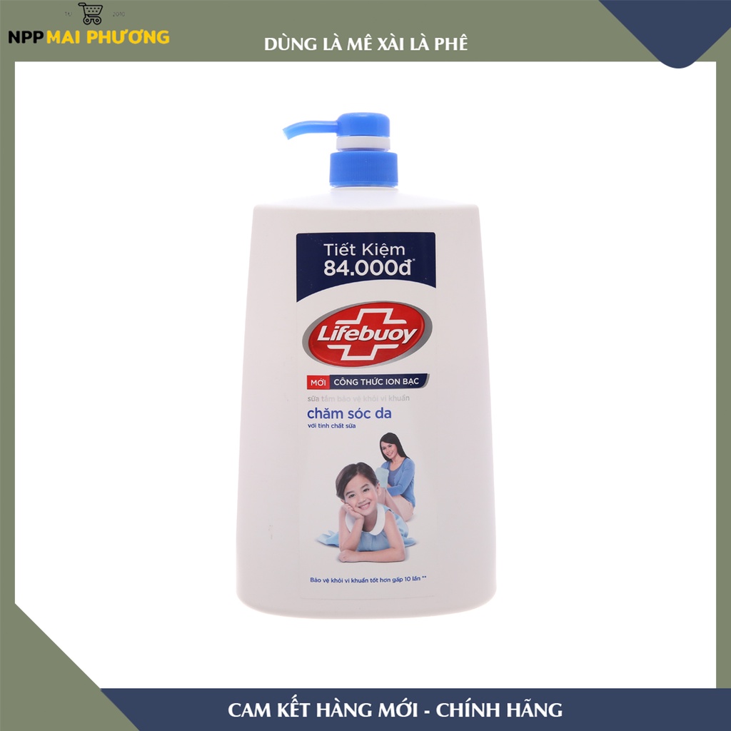 [ Chai Lớn ] Sữa tắm Lifebuoy 1.1 KG