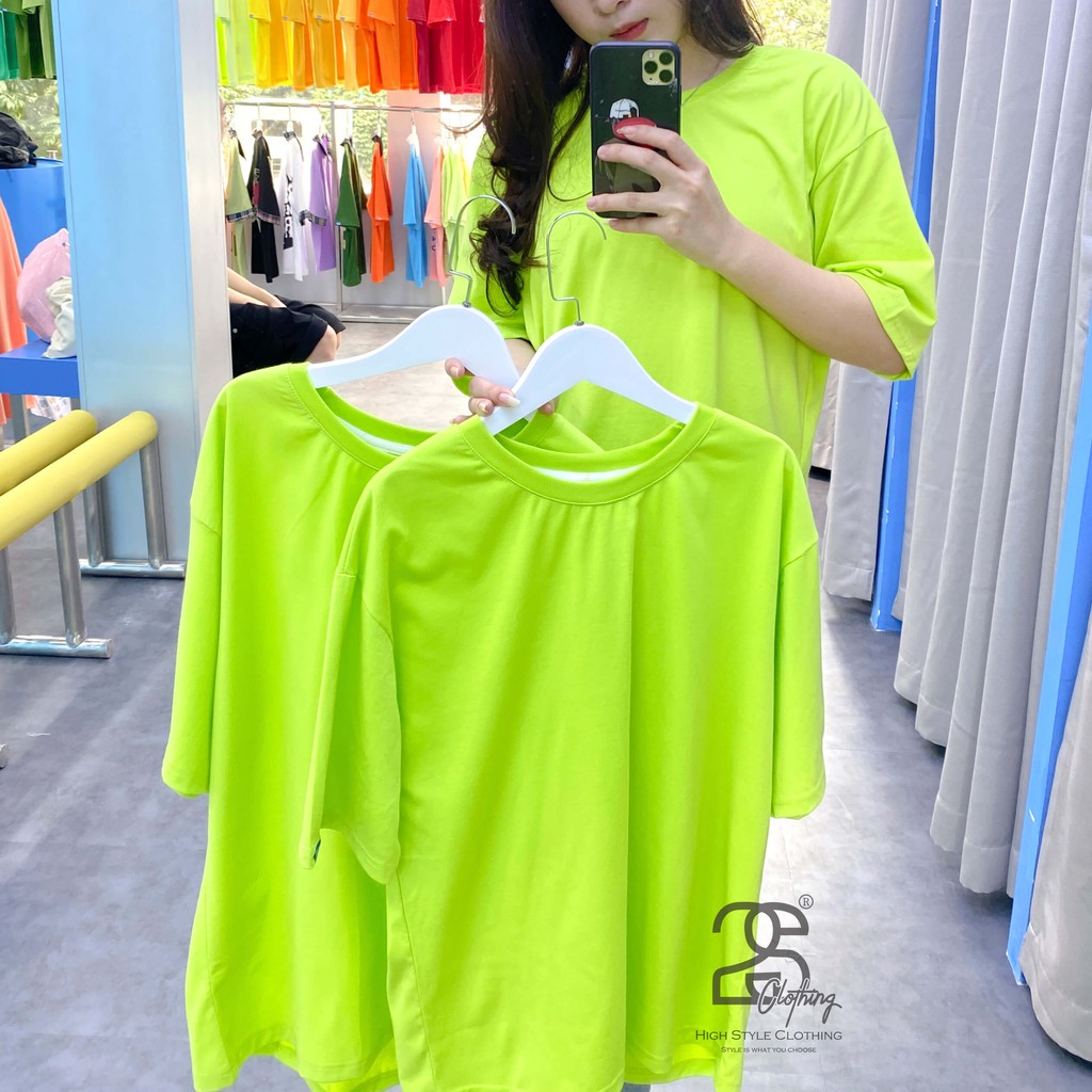 Áo Thun Nam Form Unisex 2S Clothing Giá Rẻ, Cực Hot Màu Neon