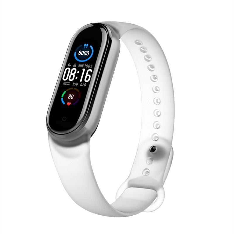 Dây đeo thay thế bằng silicon trong suốt cho XIAOMI MI Band 3 / 4 / 5 / 6