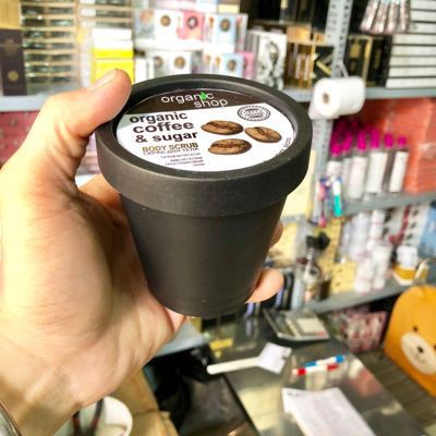 (+Quà) Muối Tẩy Tế Bào Chết Toàn Thân Organic Shop dạng muối hạt Organic Coffee & Sugar Body Scrub 250ml HandMade