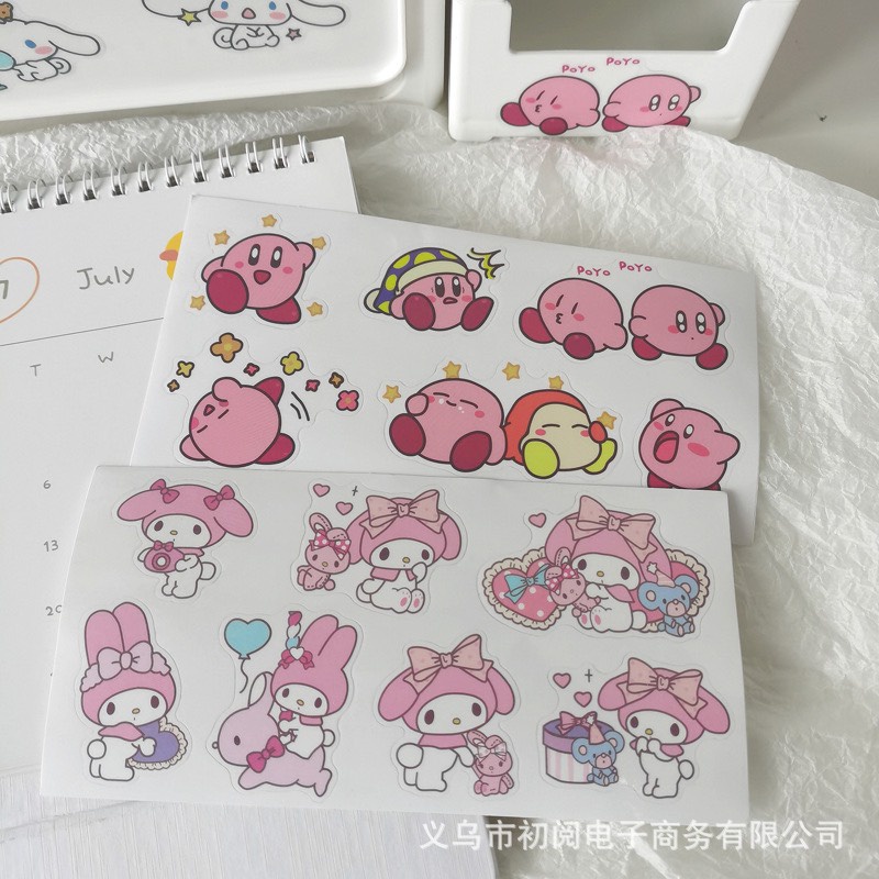 Nhãn dán dễ thương hoạt hình Nhật Bản trang trí sổ tay,album,ipad sáng tạo DIY tkhông thâm nước ND48
