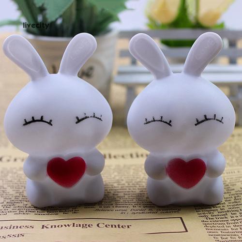 Đèn led ngủ hình thỏ tự đổi màu
