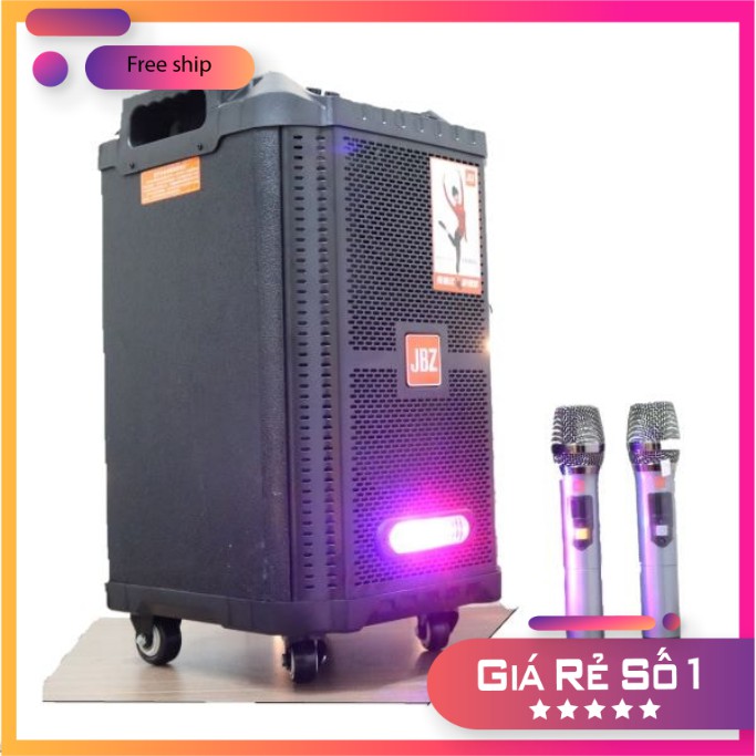Loa kéo JBZ 0806 [FREE SHIP] - Phiên bản 2020 - Loa kéo karaoke Bass 2 tấc  - Hàng loại 1, tặng kèm 