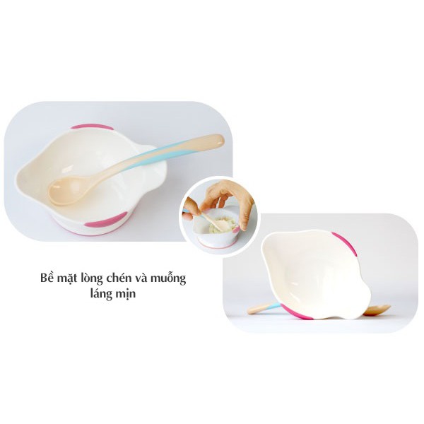 Bộ chén muỗng ăn dặm Richell RC21061
