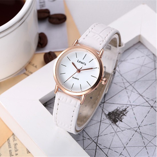 Đồng hồ thời trang nữ Lewi's dây da cực đẹp, mặt mỏng sang trọng | BigBuy360 - bigbuy360.vn